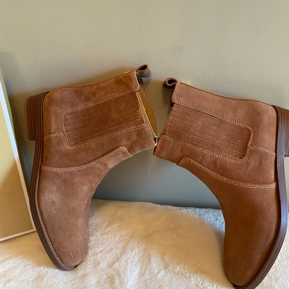 Michael Kors Suede Chelsea Boot
